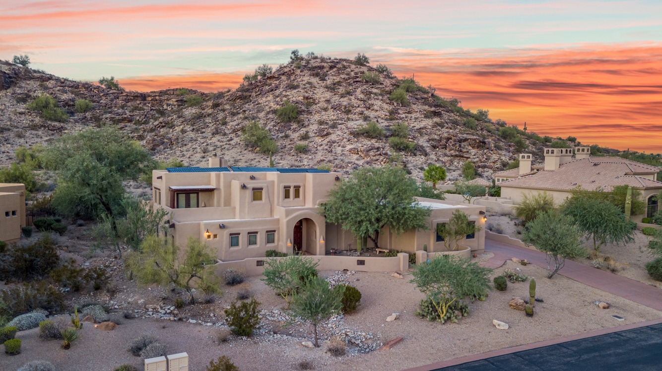 Phoenix home with solar on the roof