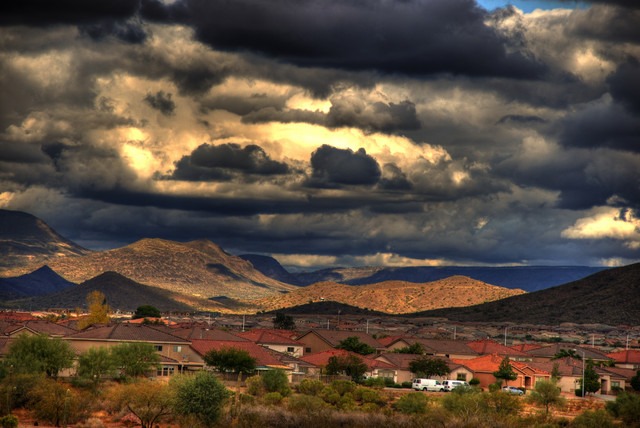 Do cloudy days affect solar panels in Phoenix?
